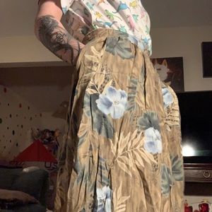 vtg floral skirt